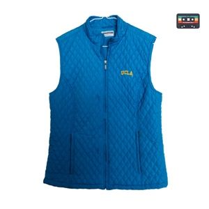 UCLA Bruins Vintage Vest Womens Blue Size Large